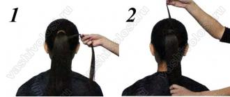 Kako omotati kosu oko elastične trake