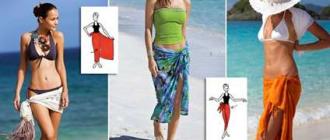 Kako nositi pareo - egzotični stil za plažu